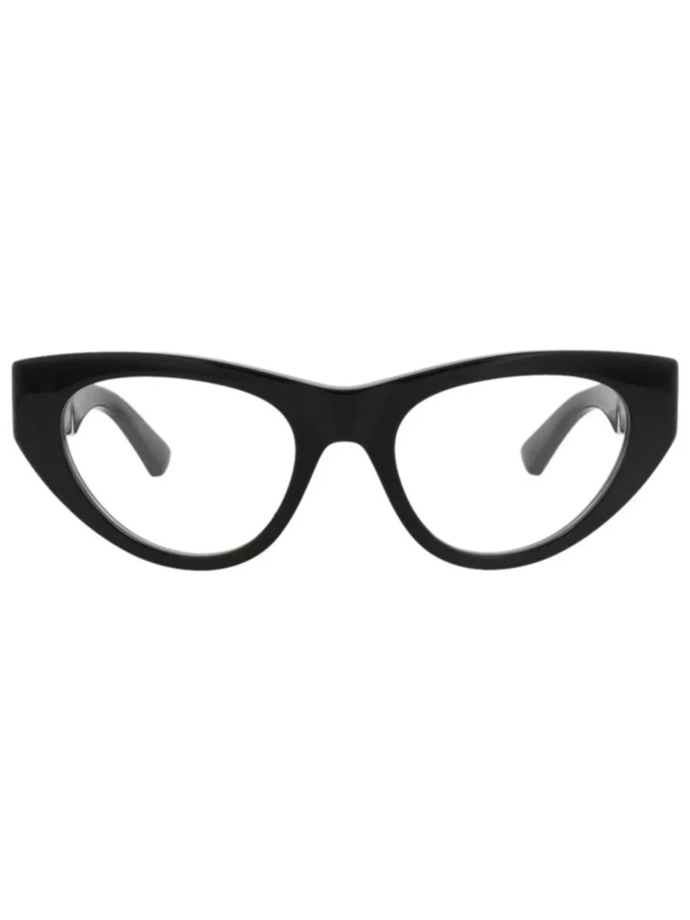 New Bottega Veneta Women's Eyeglasses Cat Eye Acetate Frame Black Black